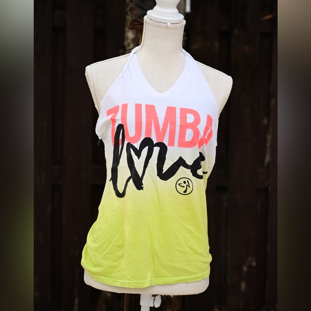 Customized Zumba love halter top